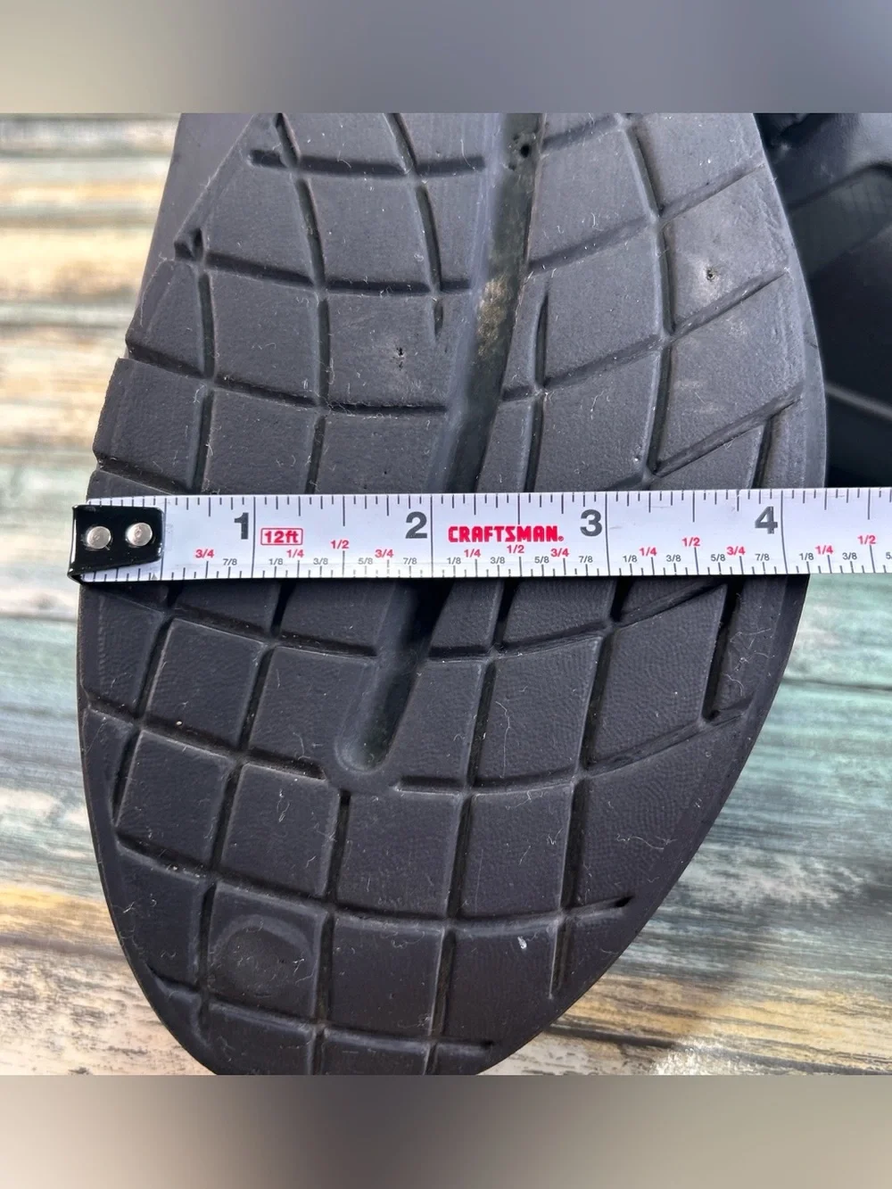 OOFOS OOcando Recovery Sandals Size 11 Black Rubber Hook & Loop Strap Water Shoe